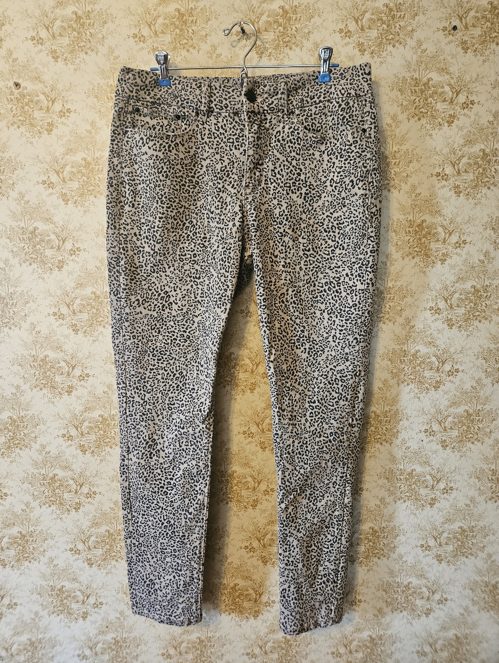 Seven7 Leopard Print High Rise Skinny Jeans